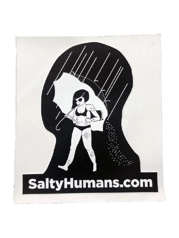 surfboards with extra grip for better control-Salty Humans Sticker