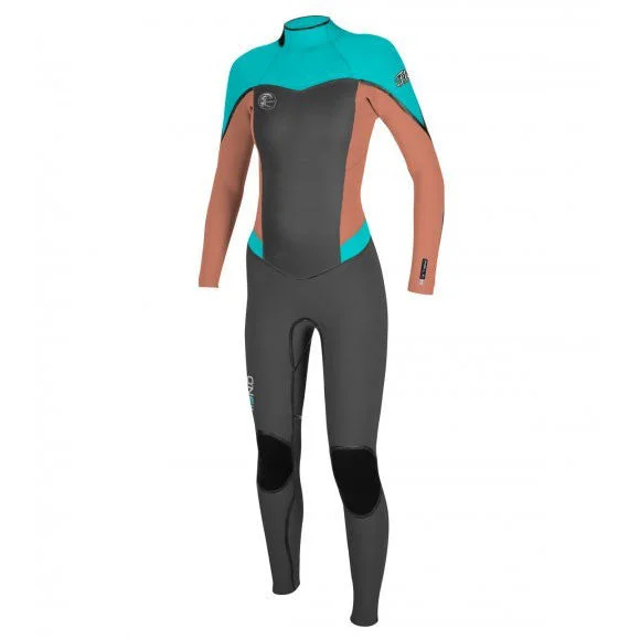 wetsuits for all-weather protection-O'Neill Women's Flair Zen Zip 4/3 FSW Wetsuit