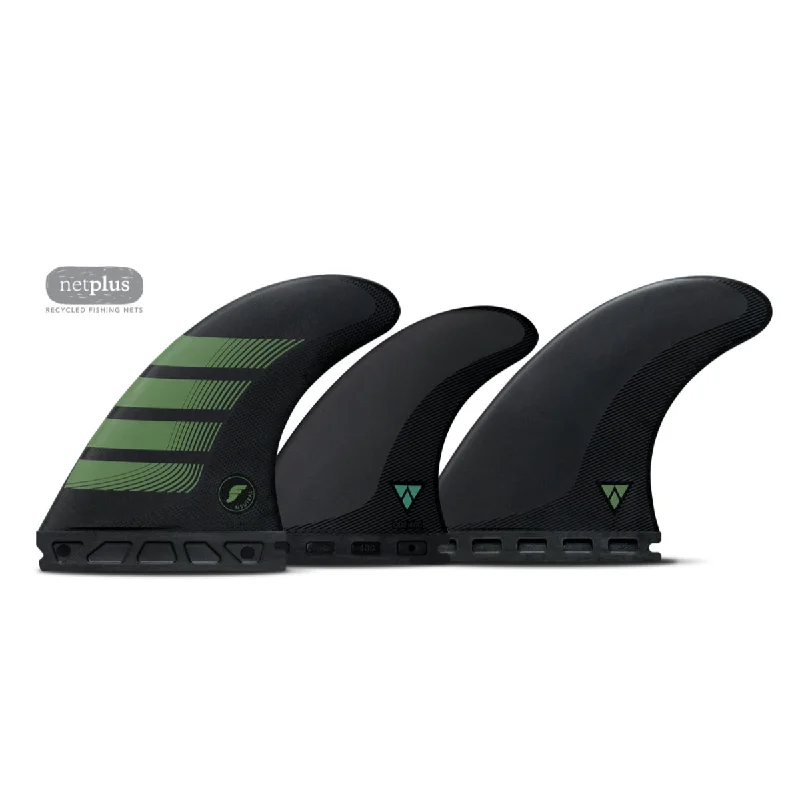 surfboard fins with low drag for enhanced speed-Futures 5 FIN - F8 Alpha Carbon/Olive