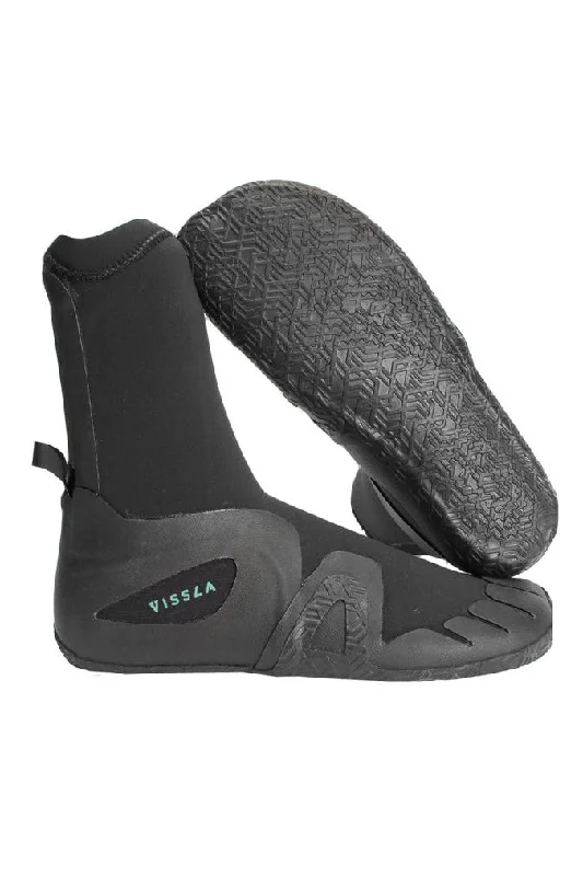 wetsuits for better coverage and warmth-Vissla 7 Seas 7mm Round Toe Boot