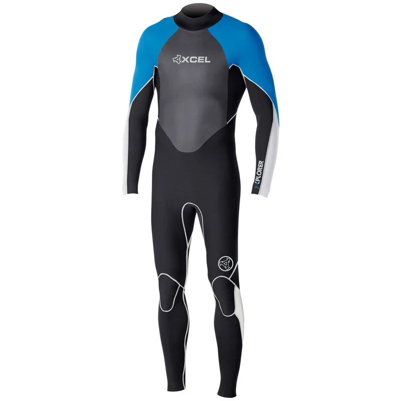 wetsuits with comfort-seam technology-Xcel Youth Xplorer 5/4 Wetsuit