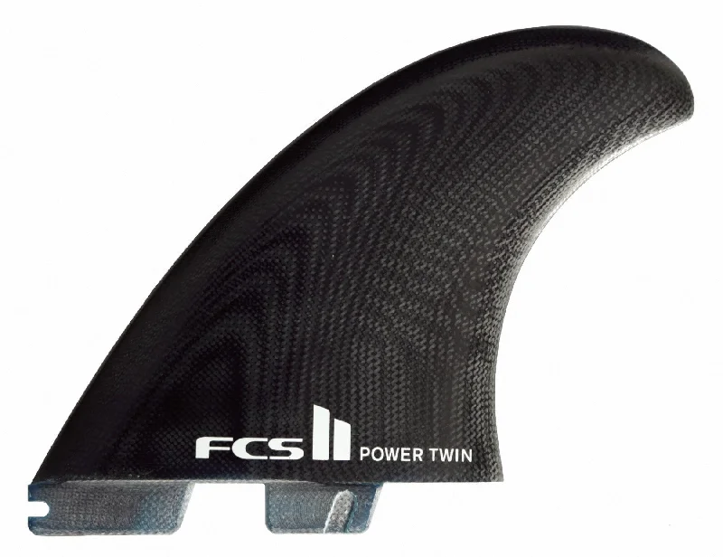 surfboard fins with strong base for stability-FCS II Power Twin+1 PG Fins