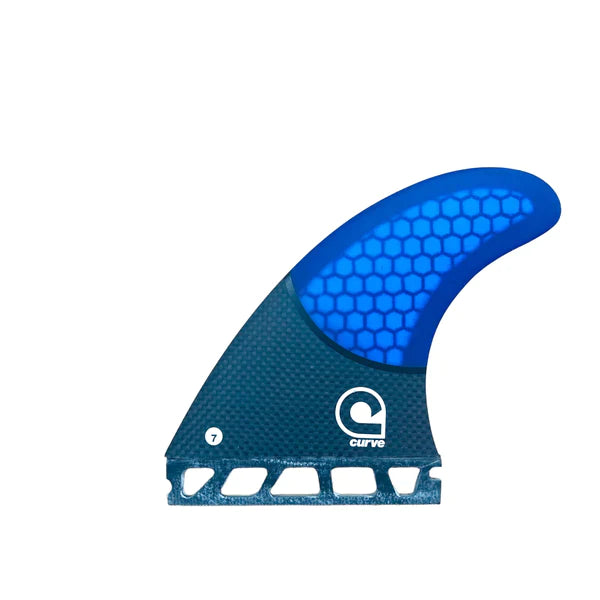 surfboard fins with multi-material designs for performance-Surfboard Fins M5 Single Tab Thruster - CARBON BASE