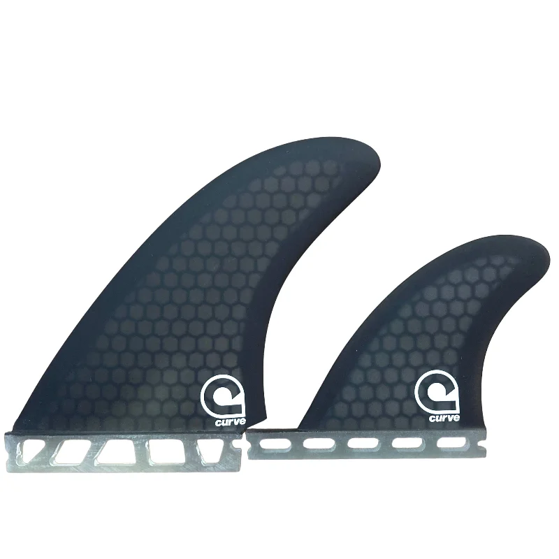 surfboard fins for smoother wave entry-Surfboard Fins MR Single Tab Twin 2+1 - HEXCORE