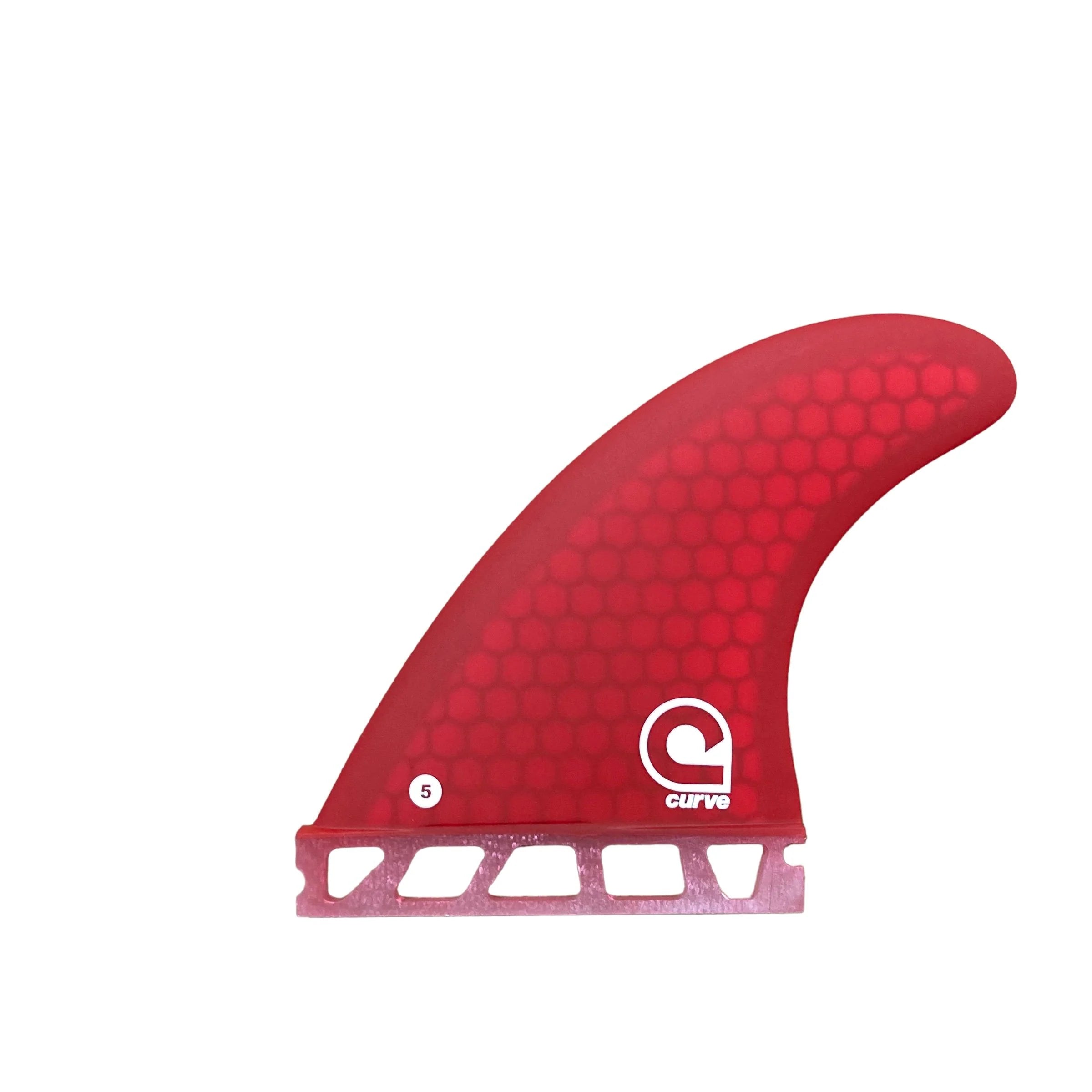 surfboard fins for speed and stability in large surf-Surfboard Fins M5 Single Tab Thruster - HEXCORE