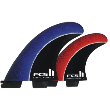 surfboard fins for professional wave handling-FCS II Gabriel Medina Signature Tri Fins