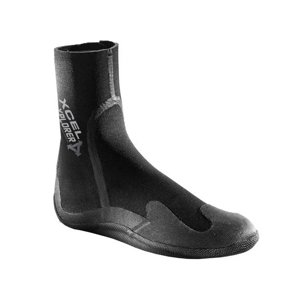 best wetsuits for fast drying-Xcel Youth Xplorer 5mm Round Toe Boot