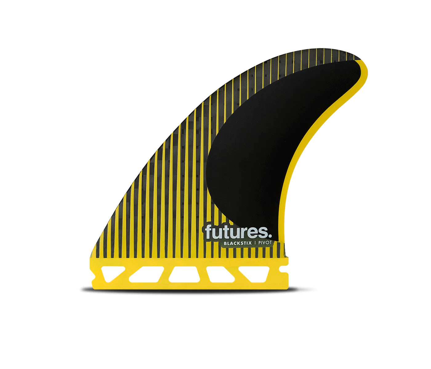 surfboard fins with hybrid designs for flexibility-Futures P8 Blackstix