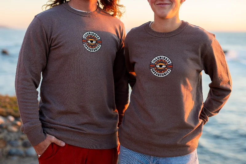 best surf clothing for active surfers-Illuminate Opportunity Crew neck