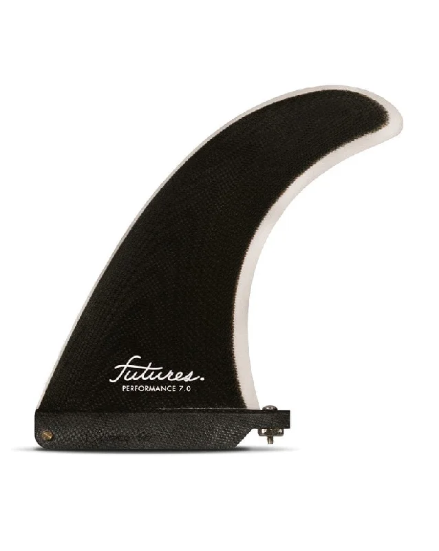 surfboard fins with streamlined shapes for reduced drag-Performance 7" Single Fin