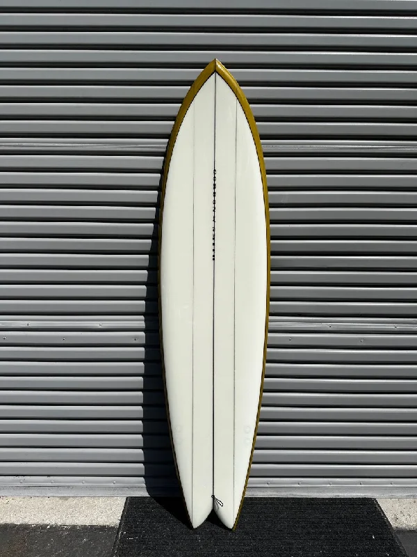 surfboards with soft-top construction for safety-6'8 #21516 Swallowtail