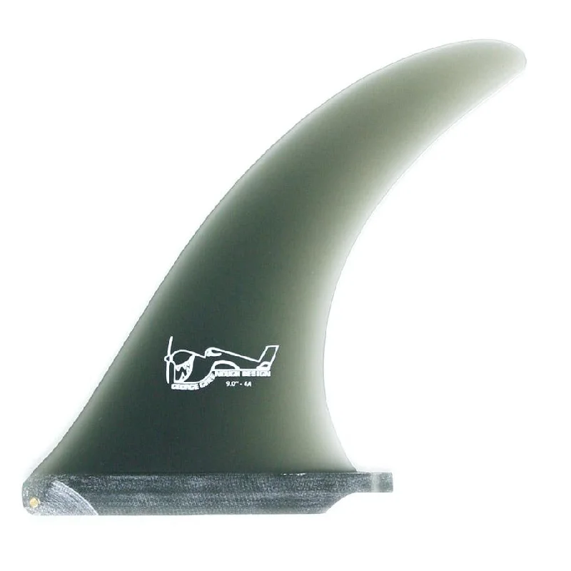 surfboard fins for improved surf tracking-Greenough 4A Longboard Fin 10.5" - Smoke