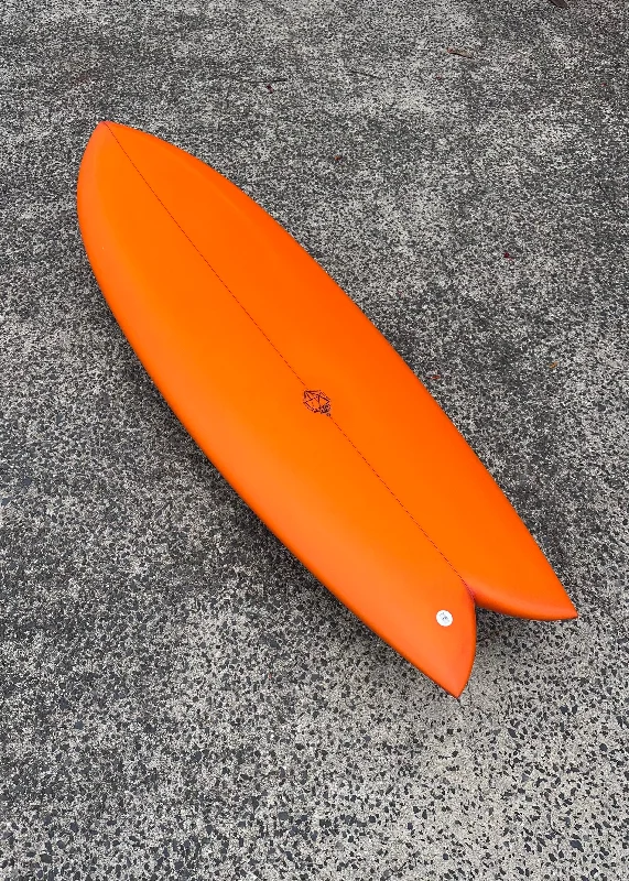 surfboards for quick take-offs-Riches RF - 5'7 Safety Orange