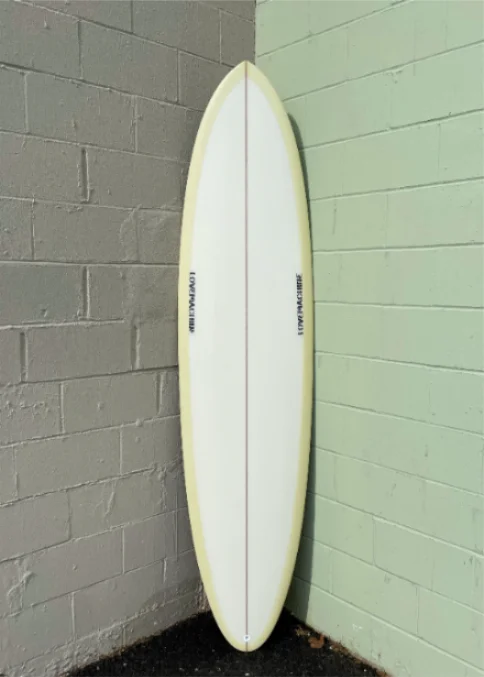 surfboards for deep bottom turns-7'8" Lovemachine Surfboards FM - Yellow