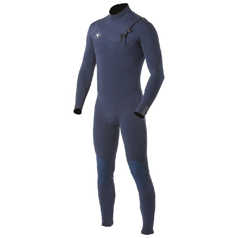 wetsuits for flexibility and warmth-Vissla 7 Seas 3/2 Chest Zip Wetsuit - Night