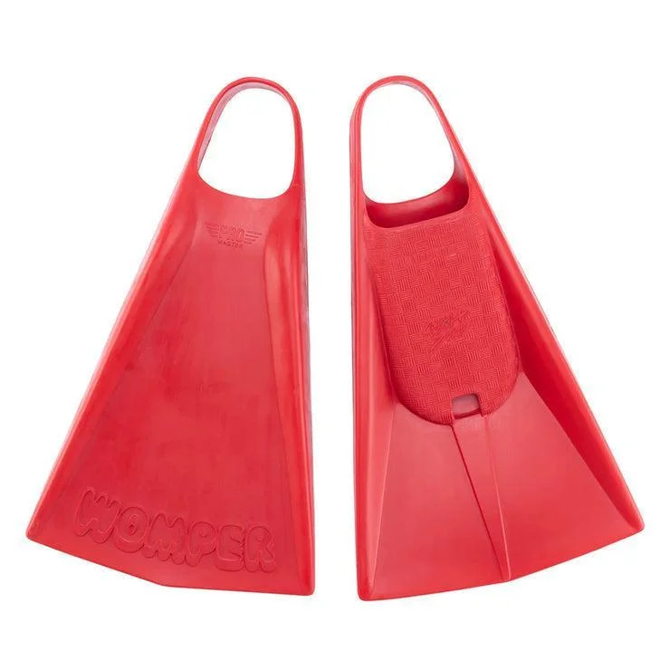 surfboard fins with multi-material designs for performance-Catch Surf Womper Pro-Master Swin Fins Red