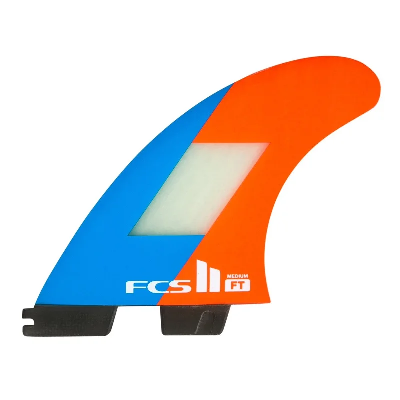 surfboard fins for sharper turns in tight waves-FCS II THRUSTER - Filipe Toledo - Medium