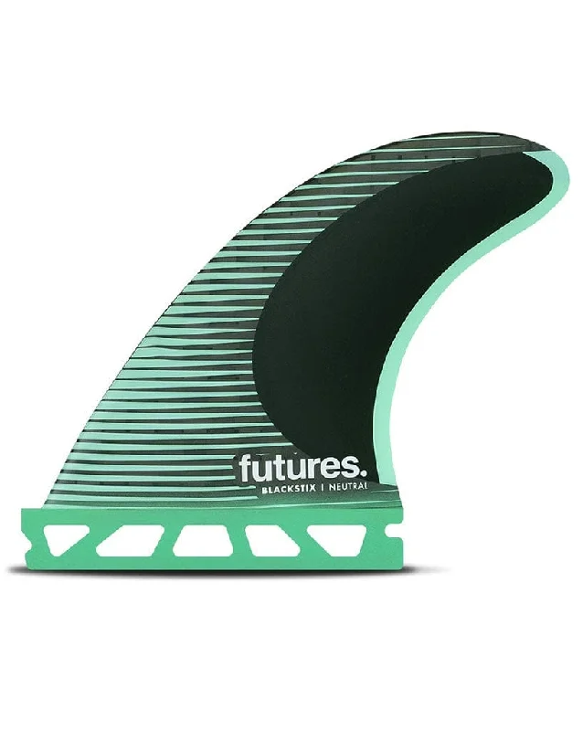 surfboard fins for tighter arcs in turns-F4 Blackstix Thruster Fin