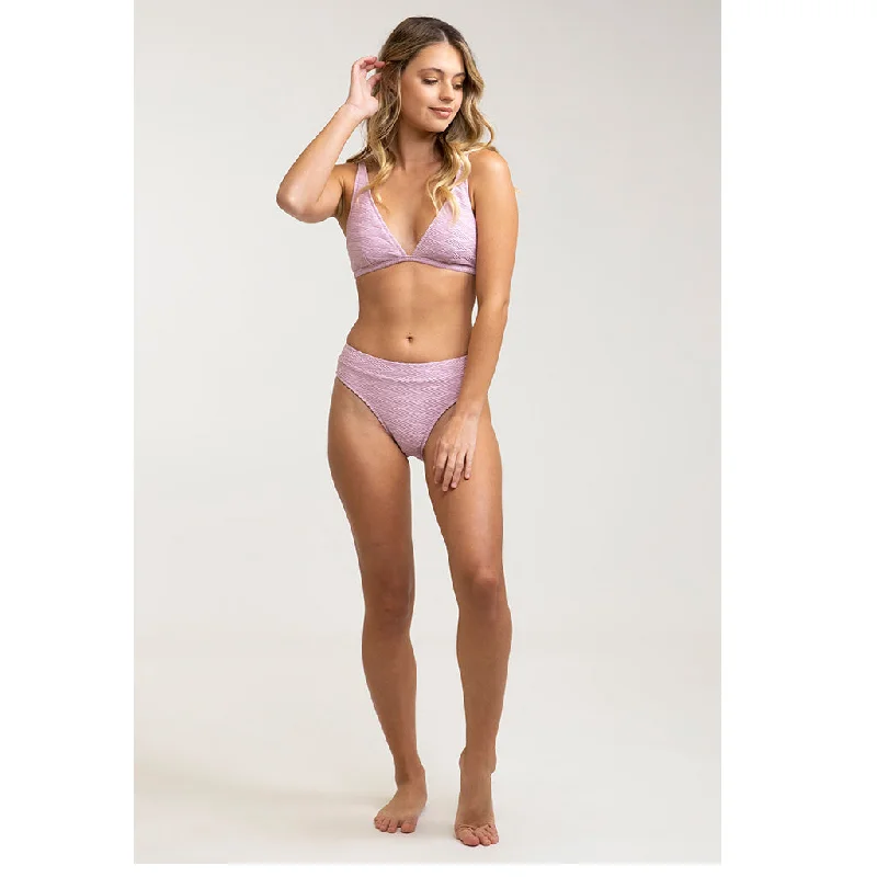 surf clothing for all-day comfort-Rhythm Women's Maldives Xanadu Pant Bikini Bottom – Lavender