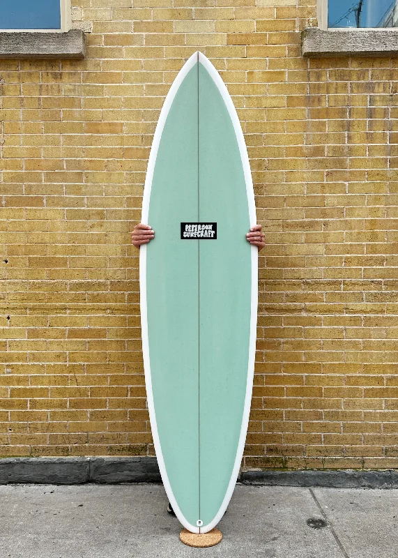 surfboards for greater wave control-6'8" Peterson Surfcraft Channel Twin