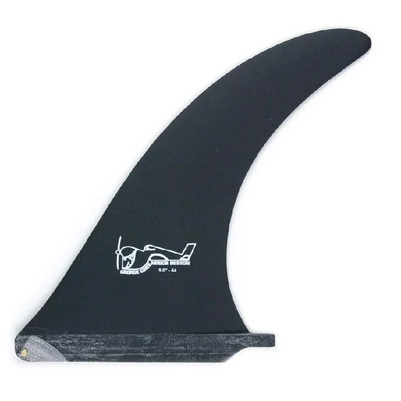 surfboard fins for enhanced tracking in long rides-Greenough 4A Longboard Fin 9" - Black