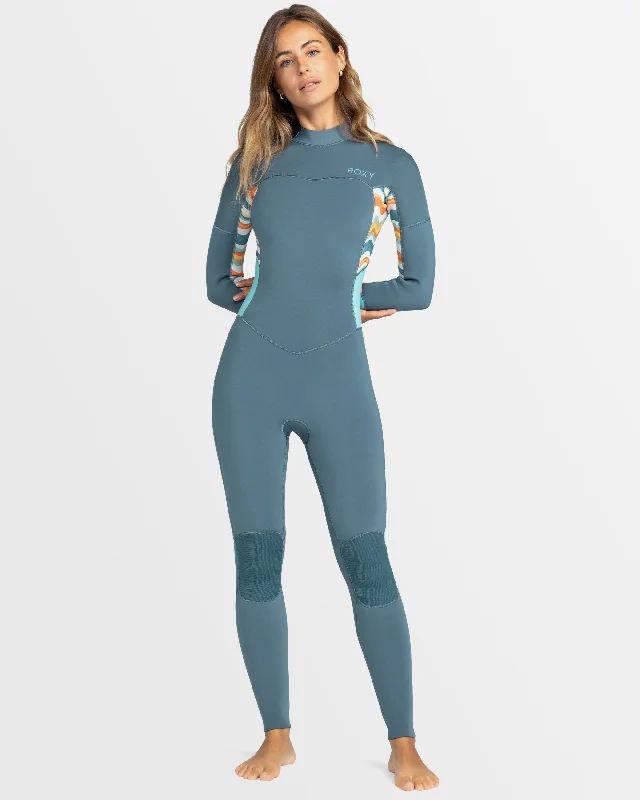 wetsuits for increased speed and agility in water-Womens 3/2mm Swell Series GBS Back Zip Wetsuit