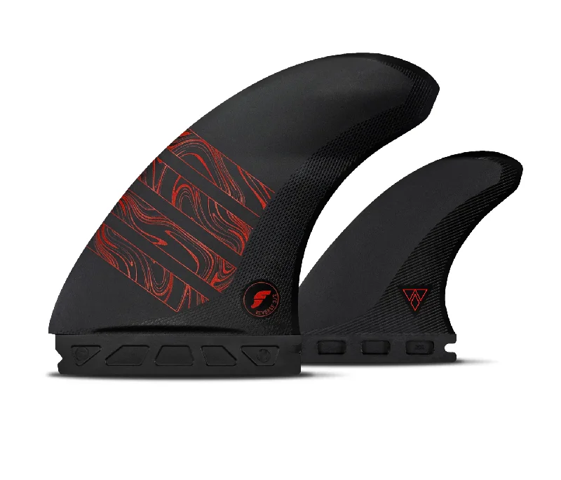 surfboard fins for high performance in all wave types-Alpha 3/2 Reverse Twin +1 Fins