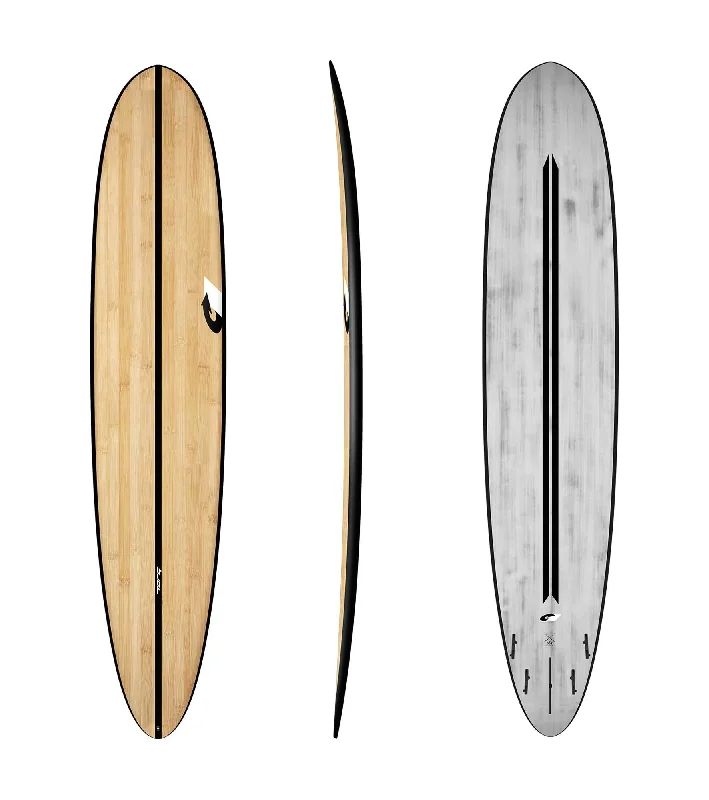 surfboards for riders seeking more control-Torq 9'1 ACT Don High Performance Longboard Surfboard - Bamboo Black Rails