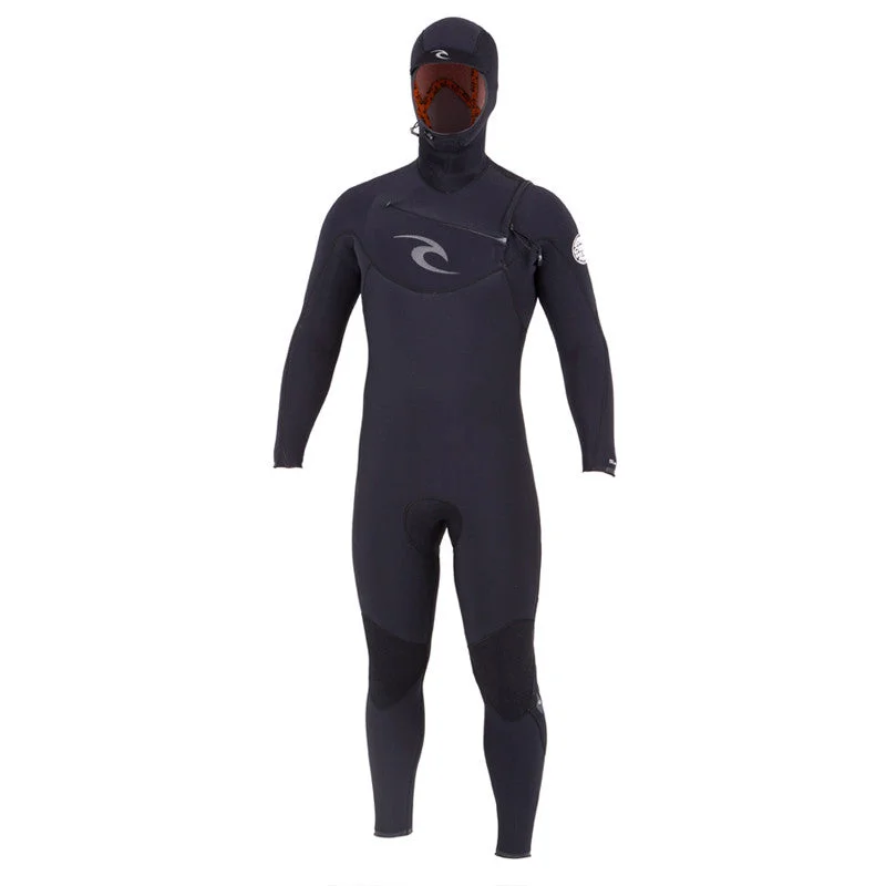 wetsuits for full-body protection during diving-Rip Curl E-Bomb 4.5/3.5 Hooded Wetsuit