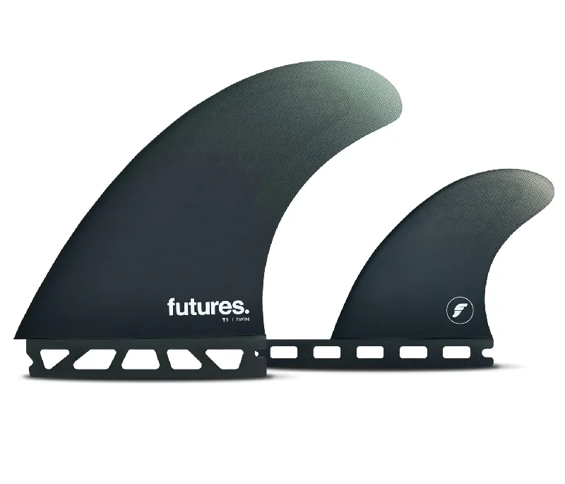 surfboard fins for deep, controlled turns-FT1 Honeycomb Twin+1 Navy Fins