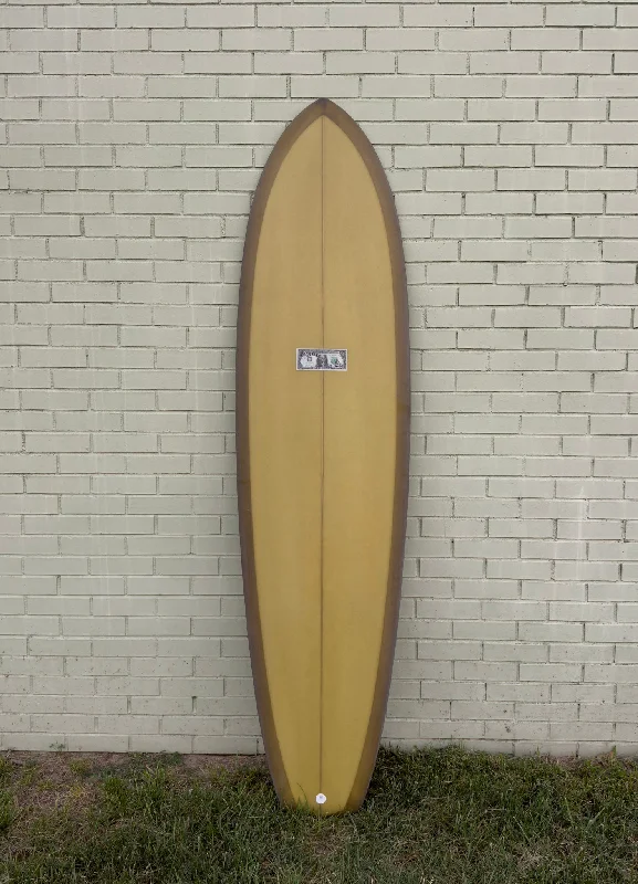 surfboards for efficient wave entry-7'0" McCallum Surfboards JMMD - Khaki Brown