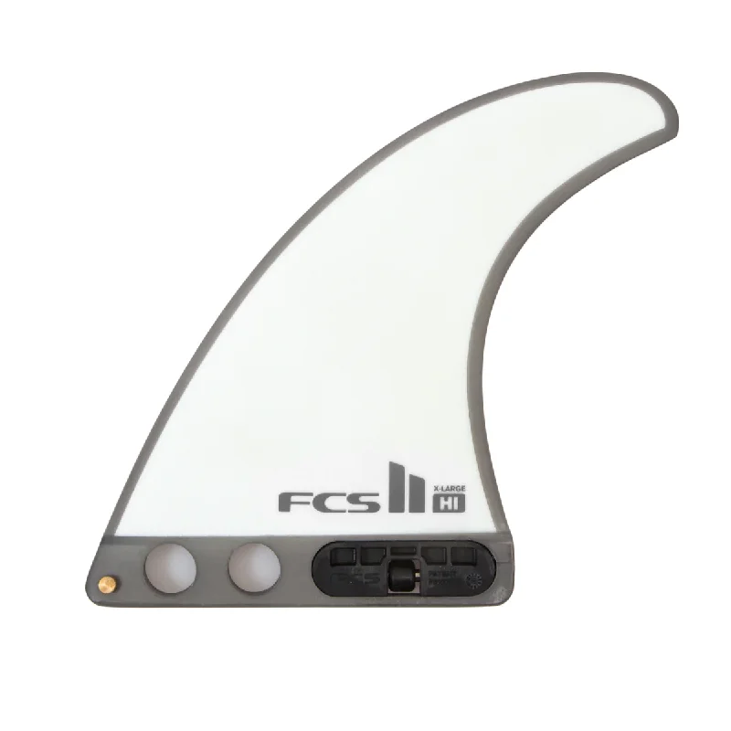 surfboard fins with carbon construction for lightness-FCS II Harley Single Cool Grey 5.5"