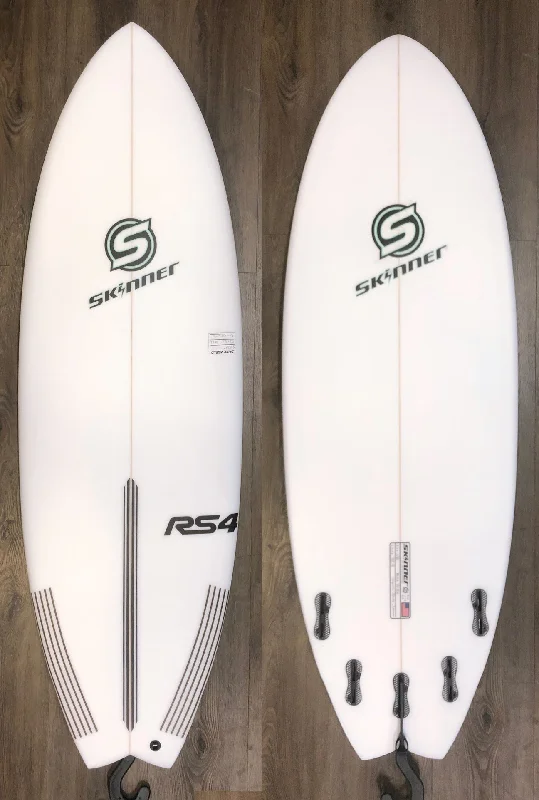 surfboards with a precise, responsive feel-SOLD Skinner Surfboards 5'8 RS4 Fish 32.8 Liters 5 FCS2 Plugs Epoxy