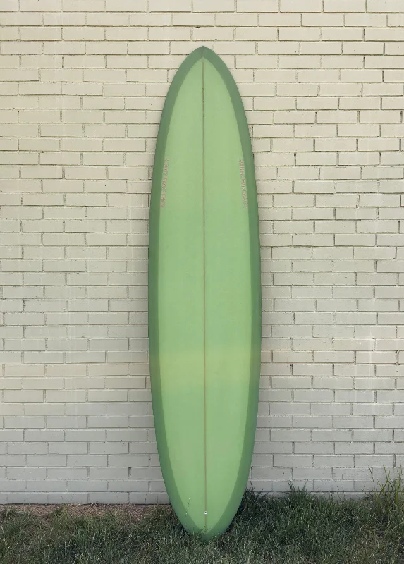 surfboards for smoother wave entry-7'10" Lovemachine Surfboards Thick Lizzy - Kelly Green