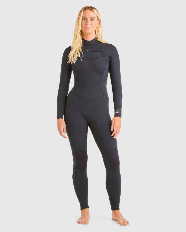 wetsuits with waterproof zippers for extra protection-Womens 3/2mm Salty Dayz Steamer Wetsuit