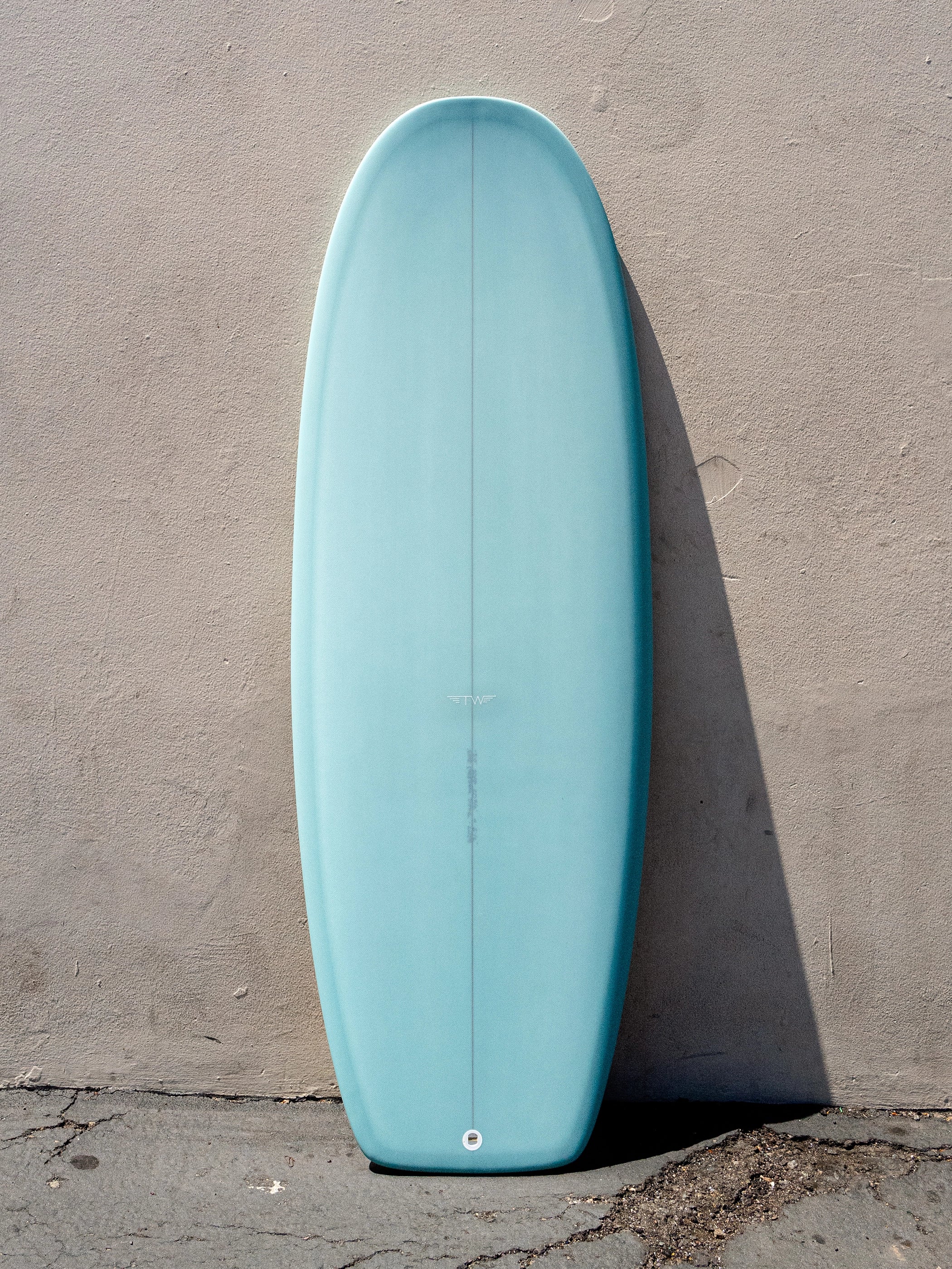 surfboards with wide tails for stability-Tyler Warren | 5’0” Bar of Soap Sky Blue Surfboard