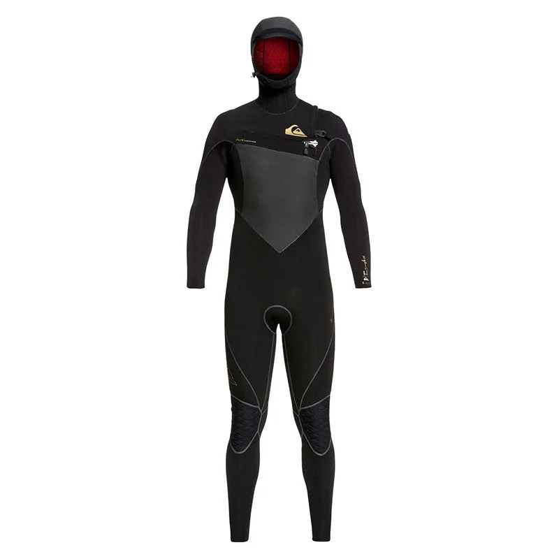 wetsuits for durability during extreme conditions-Quiksilver Highline + 5/4/3 Hooded Wetsuit