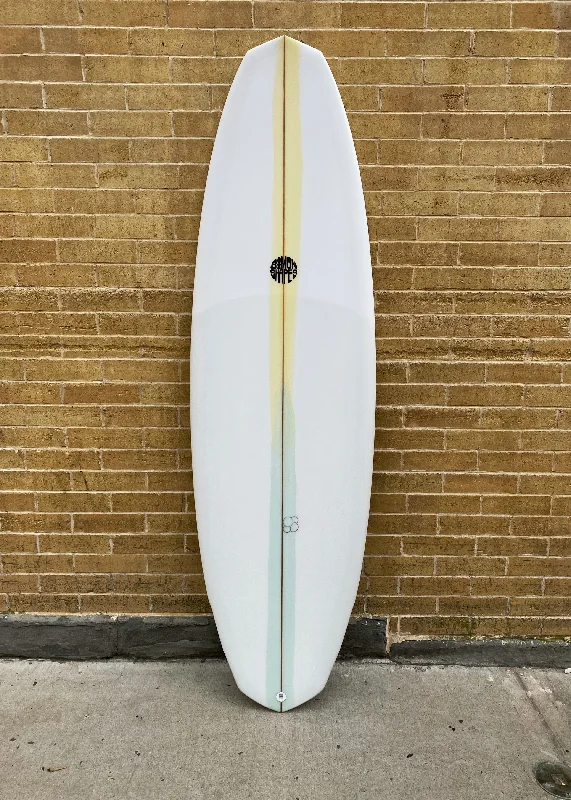 surfboards with fast acceleration for wave take-offs-5'9" Simon Shapes Diamond Quad