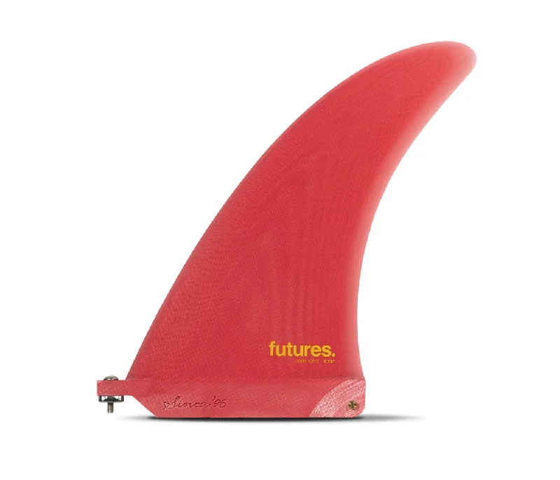 surf clothing for adventure sports-Gerry 7.75" Fin Red