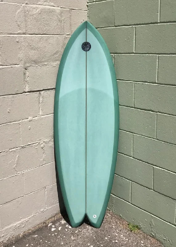 surfboards for more precise turns-5'6" Simon Shapes Curvy Quad Fish