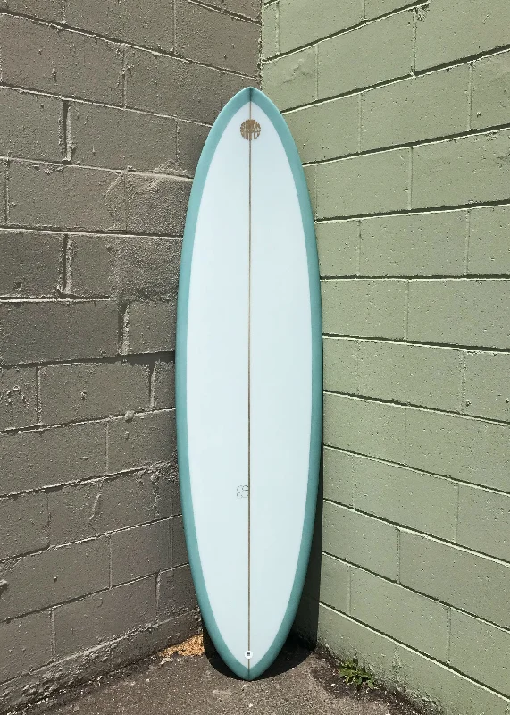 surfboards for greater maneuverability-6'10" Simon Shapes Quad Egg