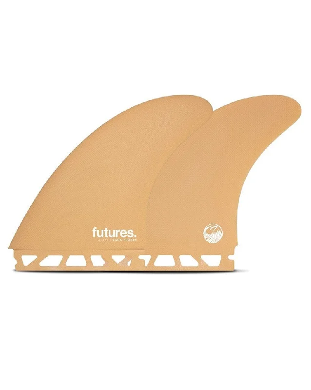 surfboard fins for sharper turns in tight waves-Zack Flores Twin Fins