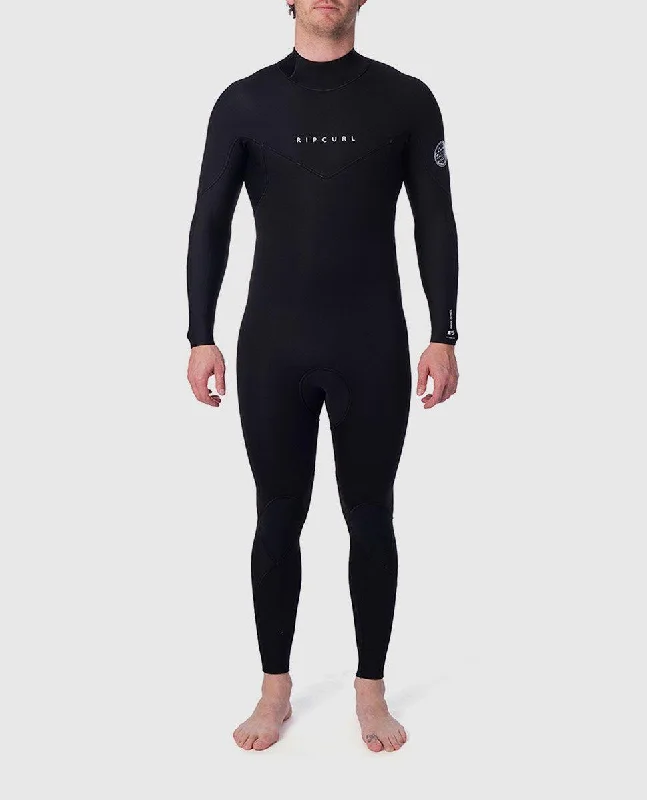 wetsuits for surfing in chilly conditions-Rip Curl Dawn Patrol 4/3mm Steamer Wetsuit - Back Zip - Sizes Vary