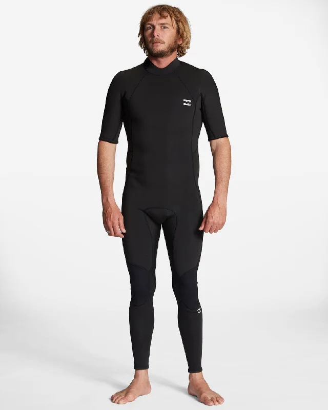 wetsuits with soft-touch inner lining-Absolute 2mm Back Zip Short Sleeved Full Suit (MT Only)