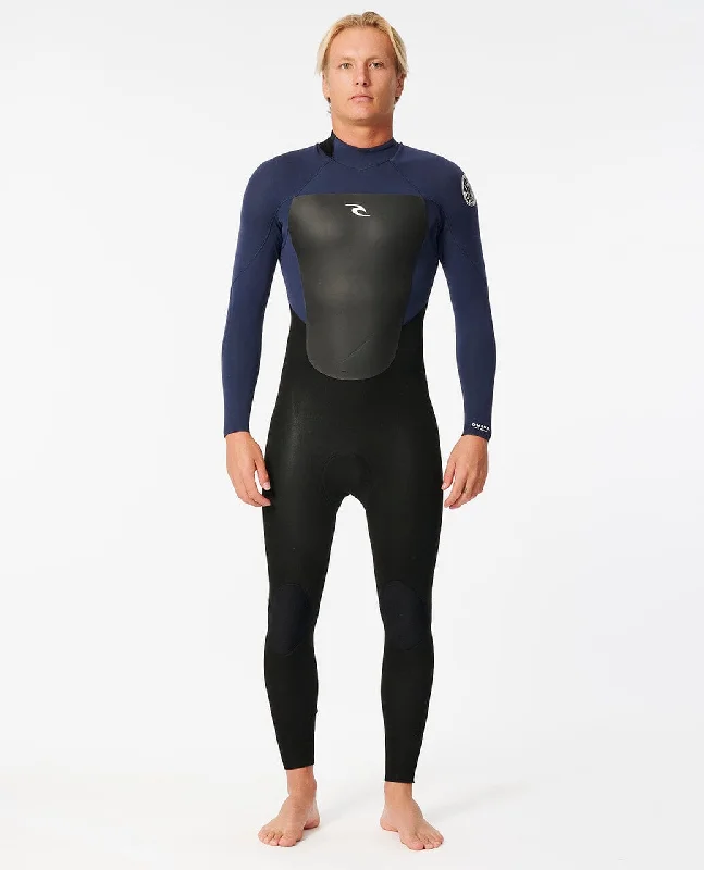 wetsuits for increased comfort during long sessions-Omega 4/3mm Back Zip - Slate (2024)