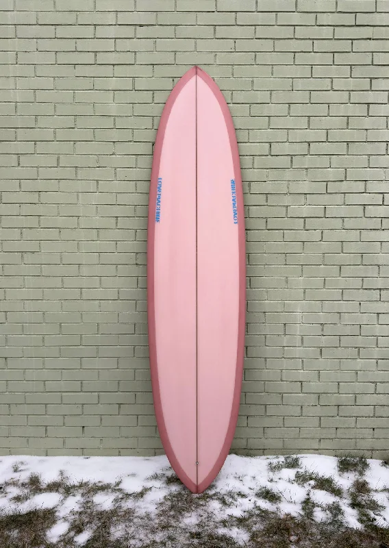 surfboards with streamlined profiles for speed-7'4" Lovemachine Surfboards Thick Lizzy - Bubblegum