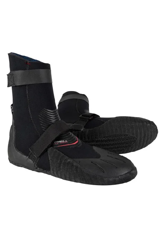 wetsuits with internal lining for extra comfort-O'Neill Heat 7mm Round Toe Boot