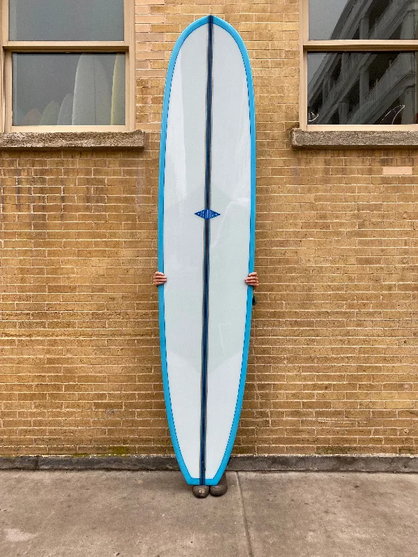 surfboards with minimal drag for high-speed surfing-Jim Phillips 9'6" Small Wave Terror - Blue