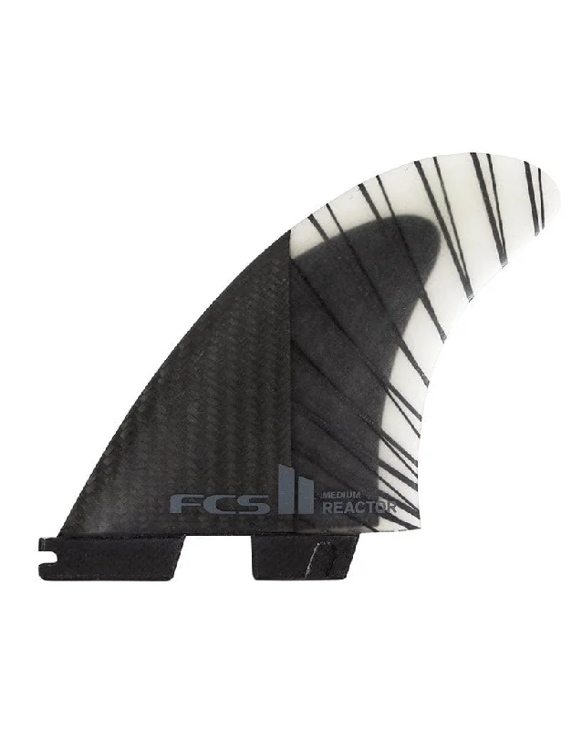 surfboard fins with high lift for better performance-FCS II Reactor PC Carbon Thruster Fins