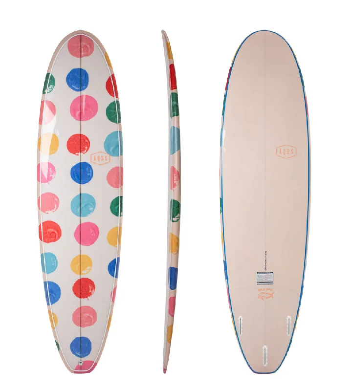 surfboards for deep turns and carves-Mahi Mahi Mini Mal - Paint Dots